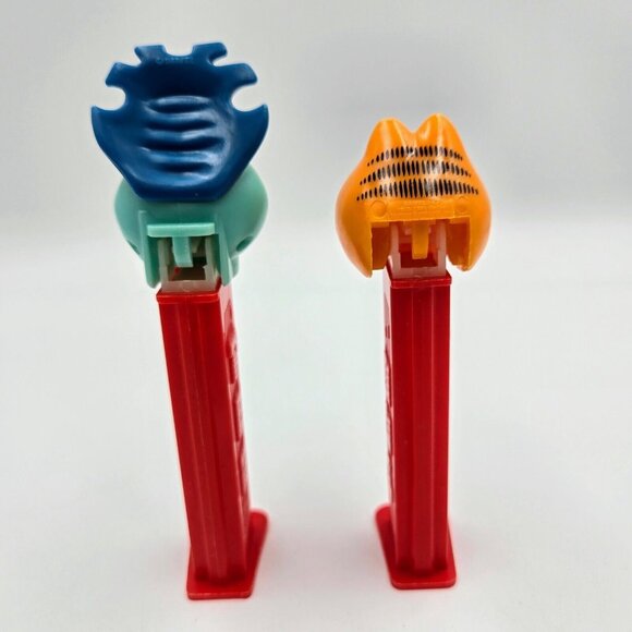 Garfield And Monster Pez Dispensers Made In Slovenia & Hungary Red Orange Read - Picture 4 of 14